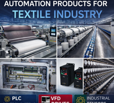Automation Solutions for Textile Industry | VFD, PLC & HMI Systems