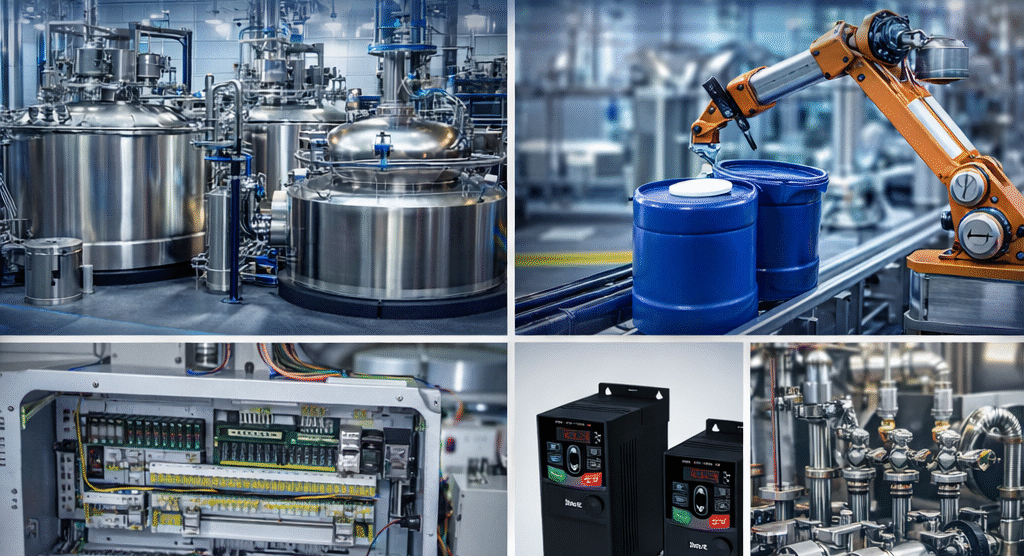 Chemical Industry Automation Solutions | VFD, PLC & HMI Systems
