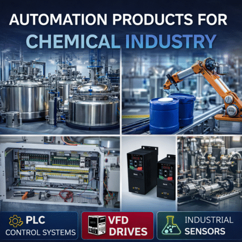 Chemical Industry Automation Solutions | VFD, PLC & HMI Systems